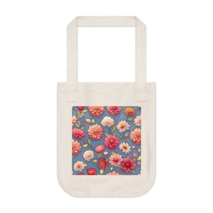 Floral Canvas Tote Bag - Organic Cotton Daily - Dipaliz - Bags