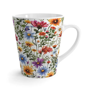 Floral Coffee Mug - Premium Ceramic Latte - Dipaliz - Mugs