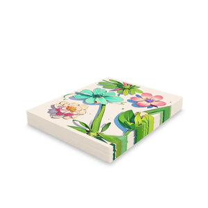 Elegant Floral Blank Greeting Cards - Uncoated Paper - Dipaliz - & Note
