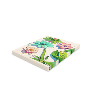 Elegant Floral Blank Greeting Cards - Uncoated Paper - Dipaliz - & Note
