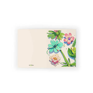 Elegant Floral Blank Greeting Cards - Uncoated Paper - Dipaliz - & Note