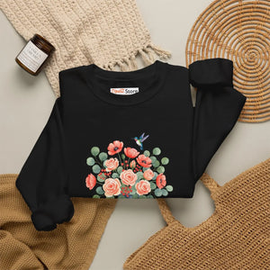 Dipaliz Floral Bouquet Crewneck Sweatshirt Cotton - Sweatshirts