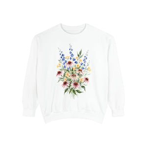 Dipaliz Floral Bouquet Sweatshirt Cotton - Sweatshirts