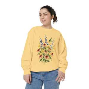 Dipaliz Floral Bouquet Sweatshirt Cotton - Sweatshirts