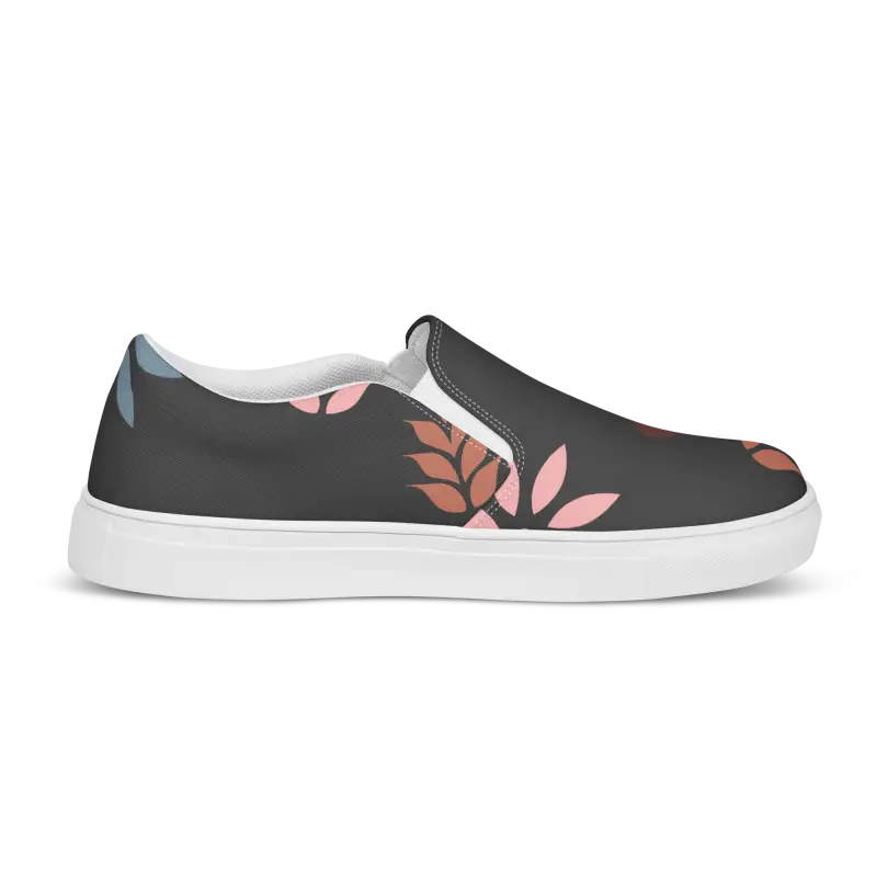 Dipaliz Floral Canvas Shoes: Chic Women’s Slip-ons for Everyday Style - Shoes