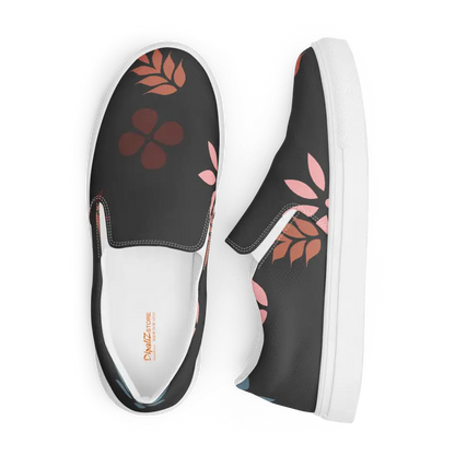 Dipaliz Floral Canvas Shoes: Chic Women’s Slip-ons for Everyday Style - Shoes