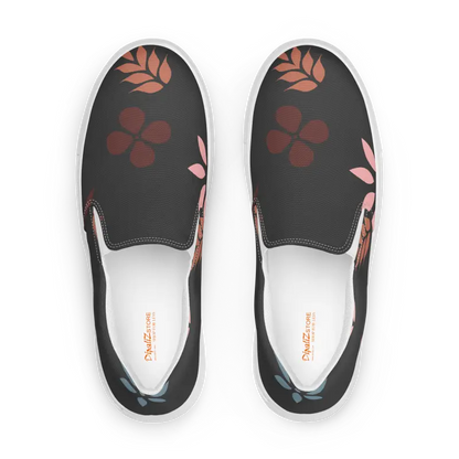 Dipaliz Floral Canvas Shoes: Chic Women’s Slip-ons for Everyday Style - Shoes