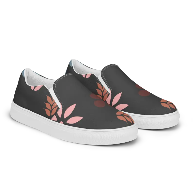 Dipaliz Floral Canvas Shoes: Chic Women’s Slip-ons for Everyday Style - Shoes