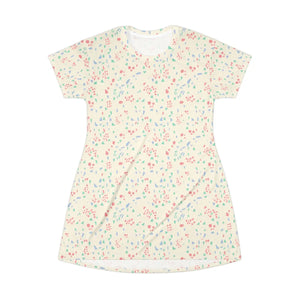Dipaliz Floral Ditsy T-shirt Dress Print Casual Summer - Dresses