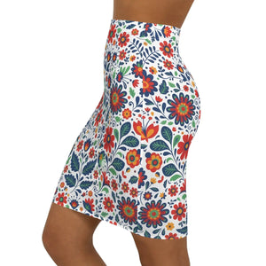 Dipaliz Floral Folk Pencil Skirt Slim Fit Everyday Wear - Skirts