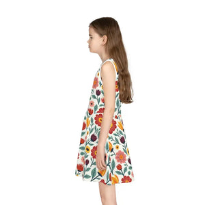 Girls Sleeveless Sundress - Premium Comfort Style - Dipaliz - Dresses