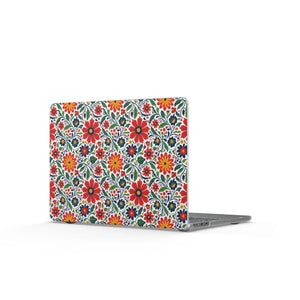 Dipaliz Floral Mosaic Macbook Case Boho Flower Matte Cover - Laptop Hard Cases