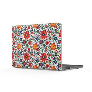 Dipaliz Floral Mosaic Macbook Case Boho Flower Matte Cover - Laptop Hard Cases