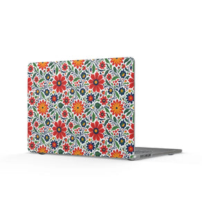 Dipaliz Floral Mosaic Macbook Case Boho Flower Matte Cover - Laptop Hard Cases