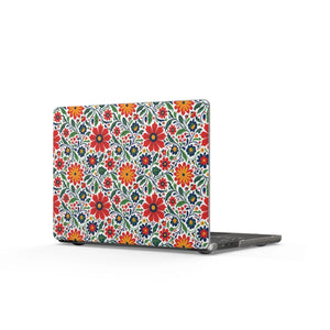 Dipaliz Floral Mosaic Macbook Case Boho Flower Matte Cover - Laptop Hard Cases