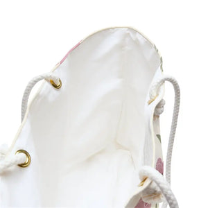 Floral Pastels Oversized Polyester Weekender Bag - Dipaliz - 24’’ × 13’’ - Tote Bags