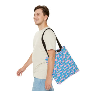 Floral Pattern Print Tote Bag Eco Friendly Gift Dipaliz - Bags