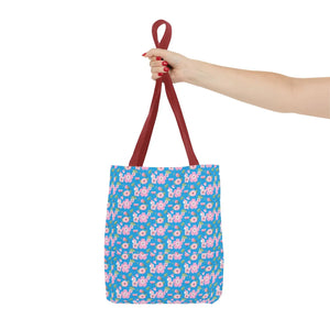 Floral Pattern Print Tote Bag Eco Friendly Gift Dipaliz - Bags