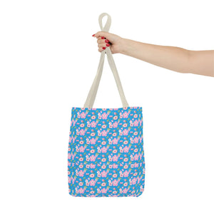 Floral Pattern Print Tote Bag Eco Friendly Gift Dipaliz - Bags
