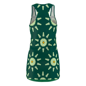Floral Racerback Dress – Polyester Design - Dipaliz - Dresses - Xs