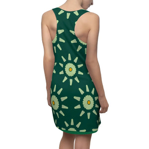 Floral Racerback Dress – Polyester Design - Dipaliz - Dresses - Xs