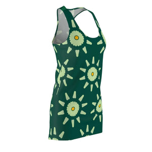 Floral Racerback Dress – Polyester Design - Dipaliz - Dresses - Xs