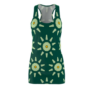 Floral Racerback Dress – Polyester Design - Dipaliz - Dresses - Xs