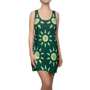 Floral Racerback Dress – Polyester Design - Dipaliz - Dresses - Xs