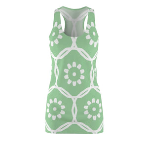 Floral Racerback Dress – Green Sew Pattern - Dipaliz - Dresses - Xs