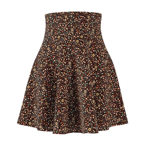 Floral Pattern Skater Skirt - Eco Friendly - Dipaliz - Skirts - l