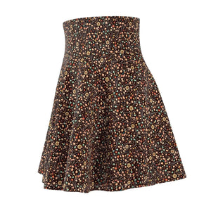 Floral Pattern Skater Skirt - Eco Friendly - Dipaliz - Skirts - l