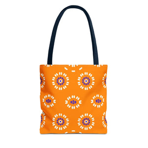 Vibrant Floral Pattern Tote Bag - Durable Polyester - Dipaliz - Bags