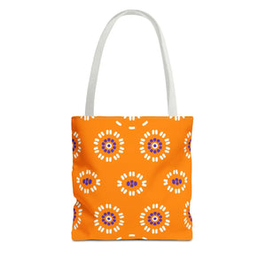 Vibrant Floral Pattern Tote Bag - Durable Polyester - Dipaliz - Bags