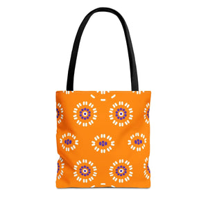 Vibrant Floral Pattern Tote Bag - Durable Polyester - Dipaliz - Bags