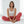 Floral Pattern on Red Women’s Pajama Pants (aop) - Pajamas