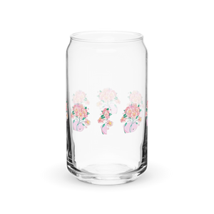 Floral Pattern Shaped Glass - 16oz Eco-friendly Gifts - Dipaliz - Tumblers