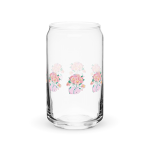 Floral Pattern Shaped Glass - 16oz Eco-friendly Gifts - Dipaliz - Tumblers