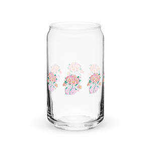 Floral Pattern Shaped Glass - 16oz Eco-friendly Gifts - Dipaliz - Tumblers