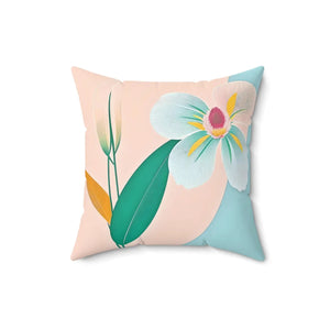Floral Pattern Throw Pillow – Polyester Square - Dipaliz - Pillows