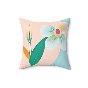 Floral Pattern Throw Pillow – Polyester Square - Dipaliz - Pillows