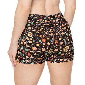 Floral Women’s Shorts - Moisture Wicking - Dipaliz