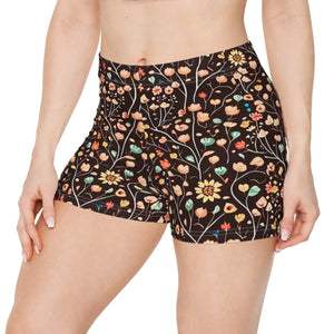Floral Women’s Shorts - Moisture Wicking - Dipaliz