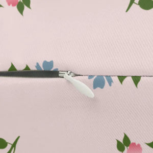 Spun Polyester Lumbar Pillow Floral Pink Comfort - Dipaliz - 20’’ × 14’’ - Pillows