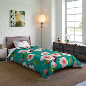 Floral Comforter – Soft Polyester Bedding - Dipaliz - Quilts & Comforters