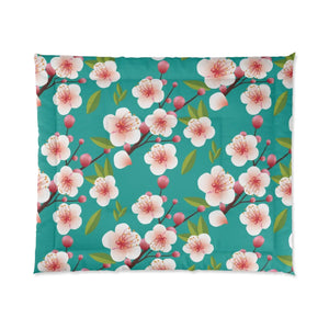 Floral Comforter – Soft Polyester Bedding - Dipaliz - Quilts & Comforters