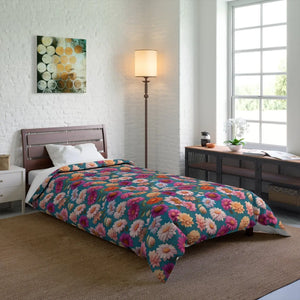 Floral Comforter – Soft Polyester Bedding - Dipaliz - Quilts & Comforters