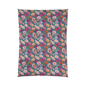 Floral Comforter – Soft Polyester Bedding - Dipaliz - Quilts & Comforters