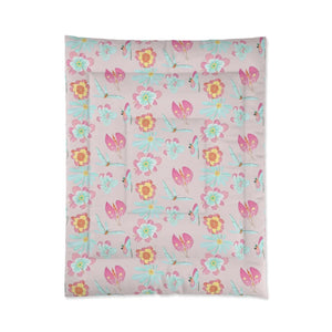 Floral Print Comforter – Eco-friendly Gift - Dipaliz - Quilts & Comforters