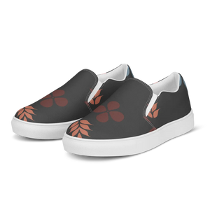 Vibrant Floral Print Women’s Slip on Canvas Shoes - Dipaliz - Sneakers