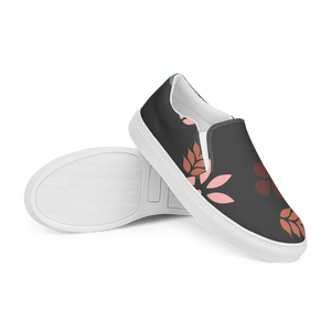 Vibrant Floral Print Women’s Slip on Canvas Shoes - Dipaliz - Sneakers